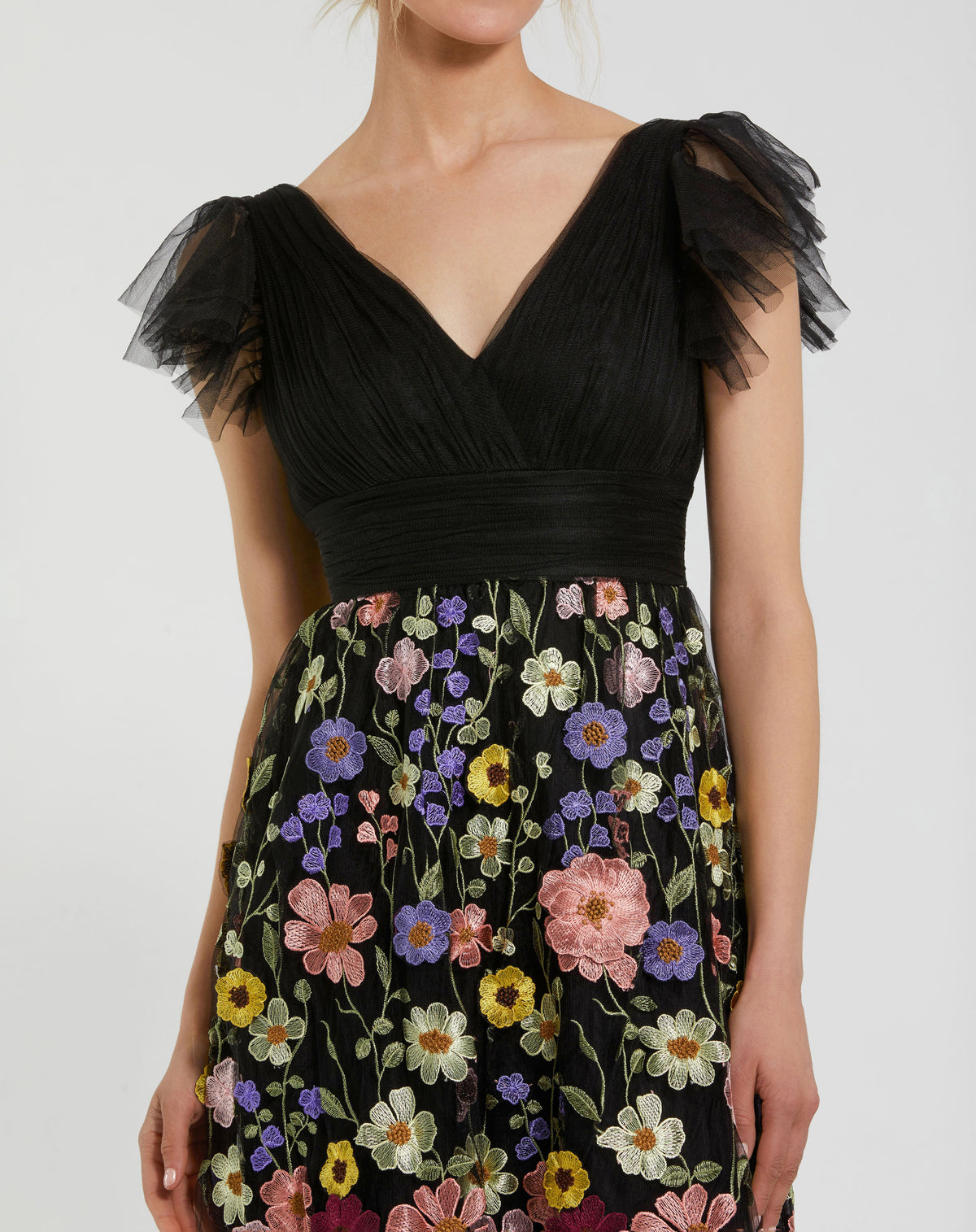 Mac Duggal 68204 - Black Multi