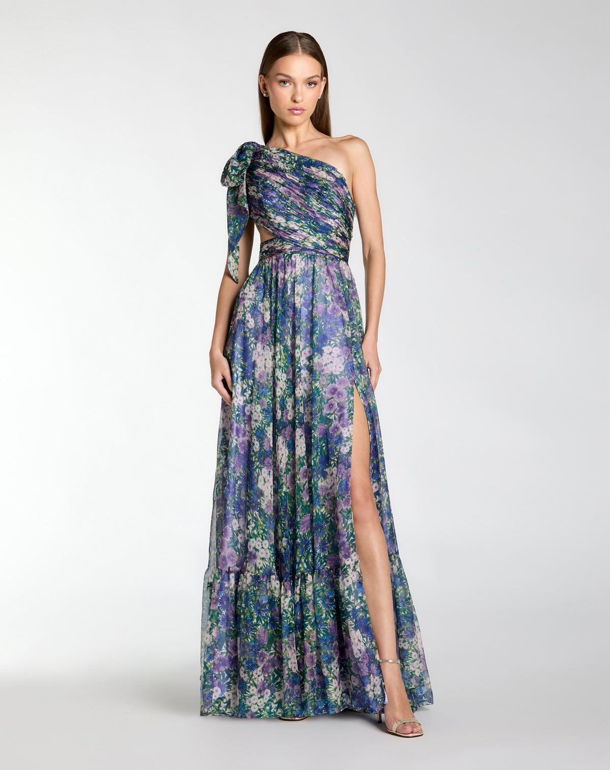 Mac Duggal 68553 - Lilac Multi