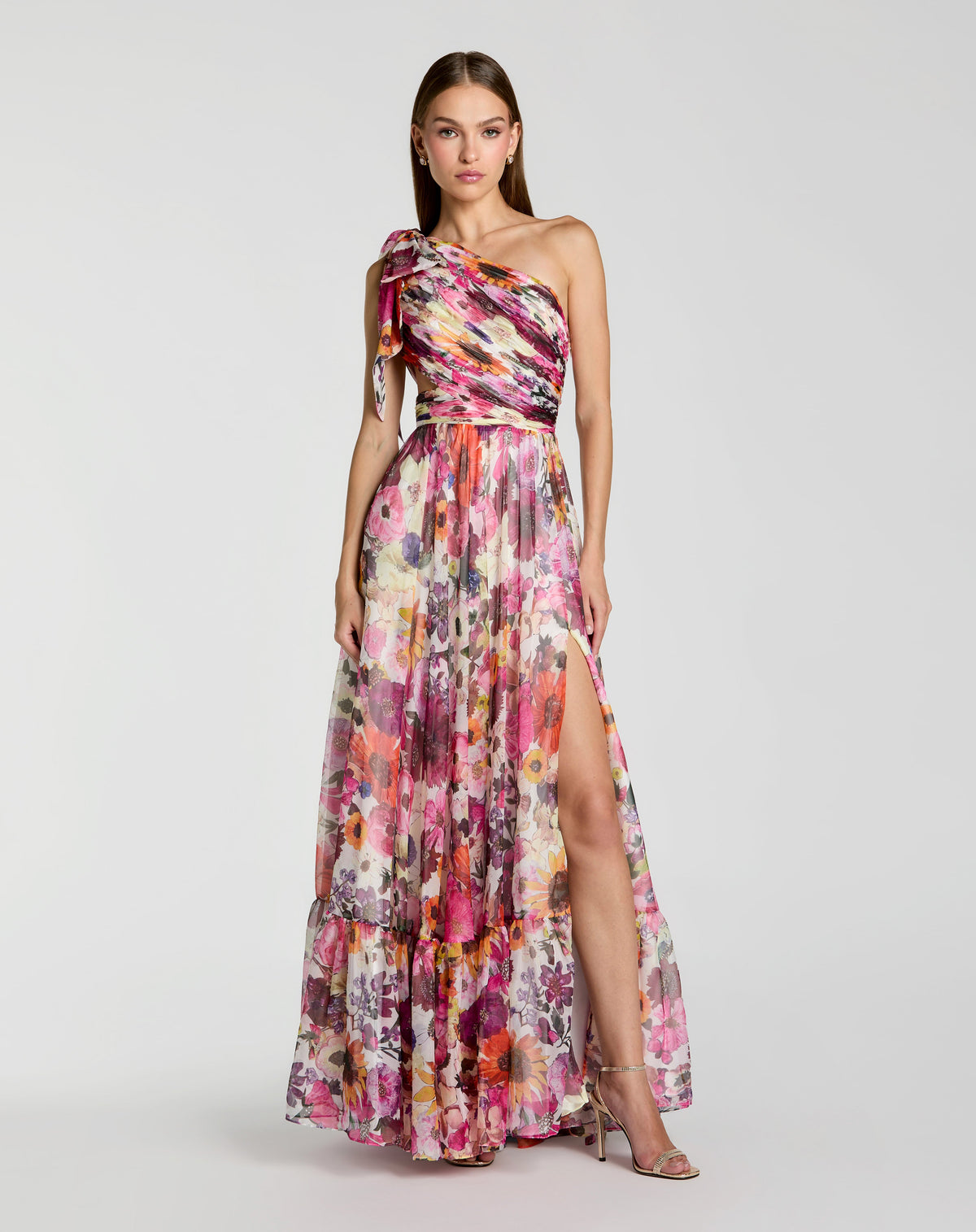 Mac Duggal 68553 - White Multi
