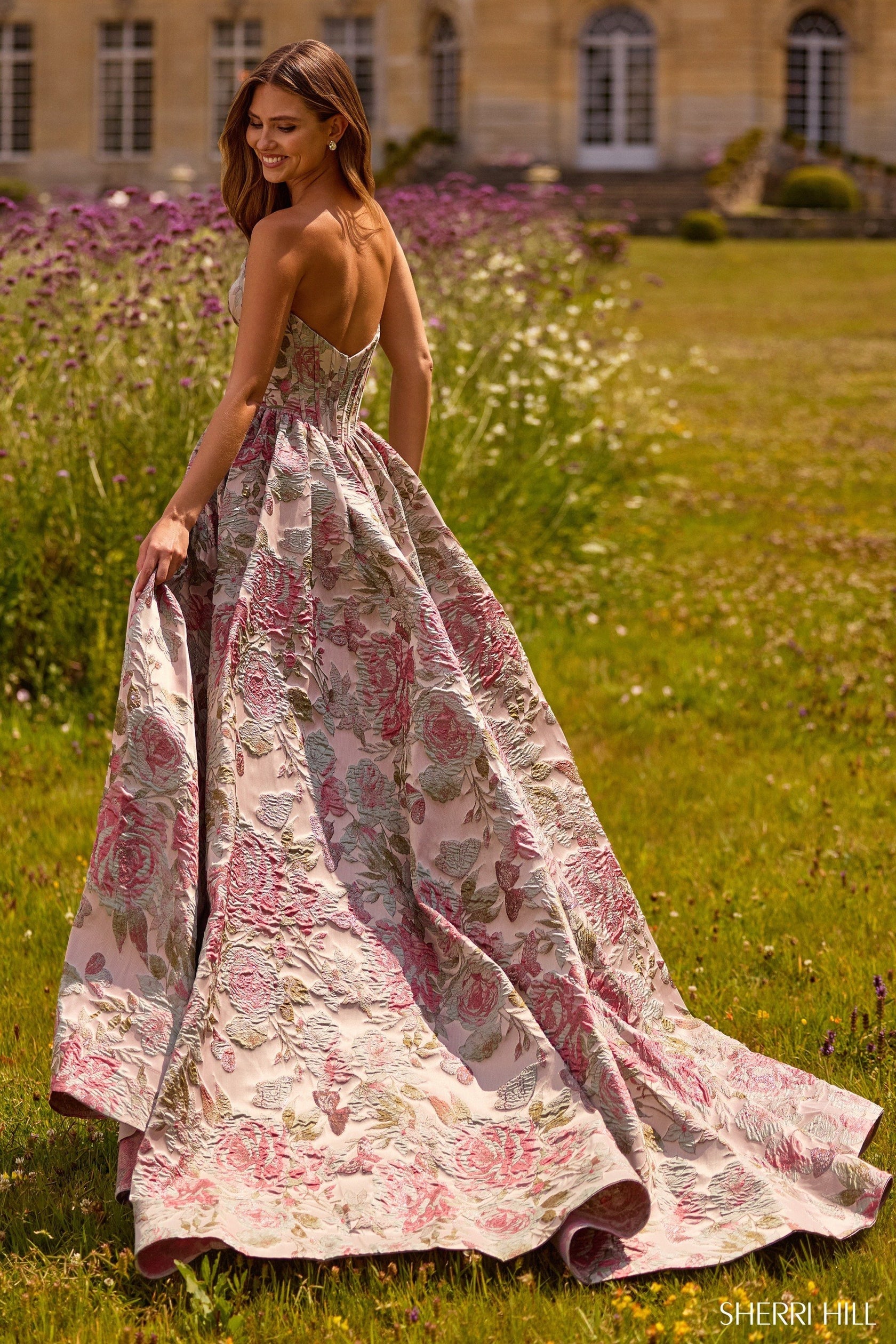 sherri hill pink and white dress Buy dress style 57804 designed by SherriHill