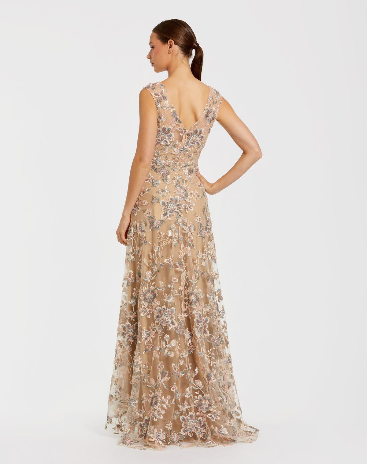 Mac Duggal 68907 - Taupe