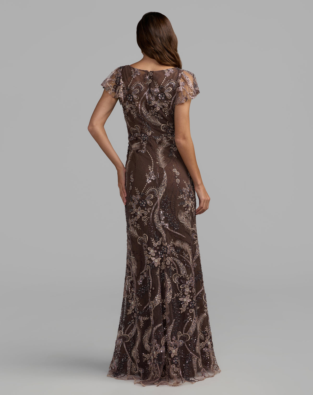 Mac Duggal 68914 - Chocolate