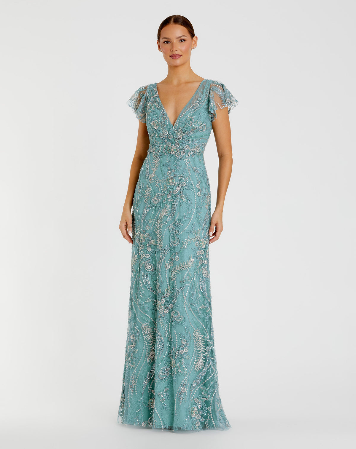 Mac Duggal 68914 - Seafoam