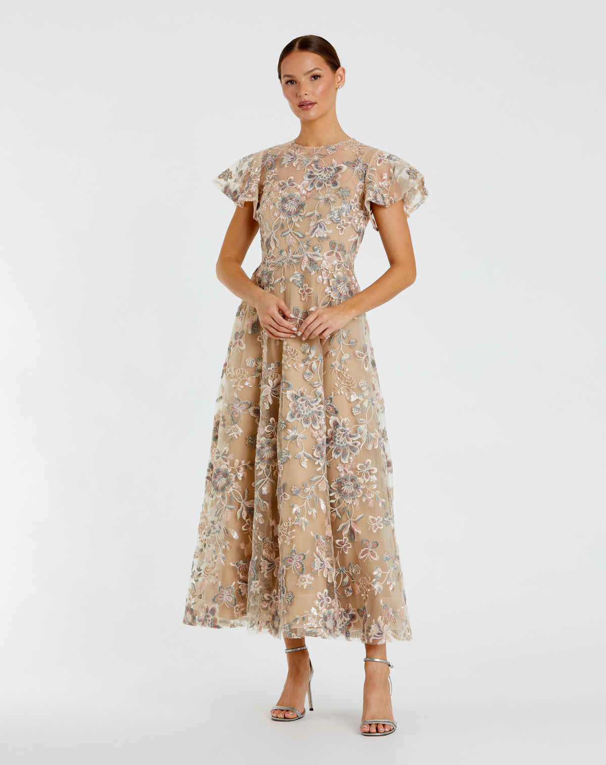 Mac Duggal 68920 - Nude