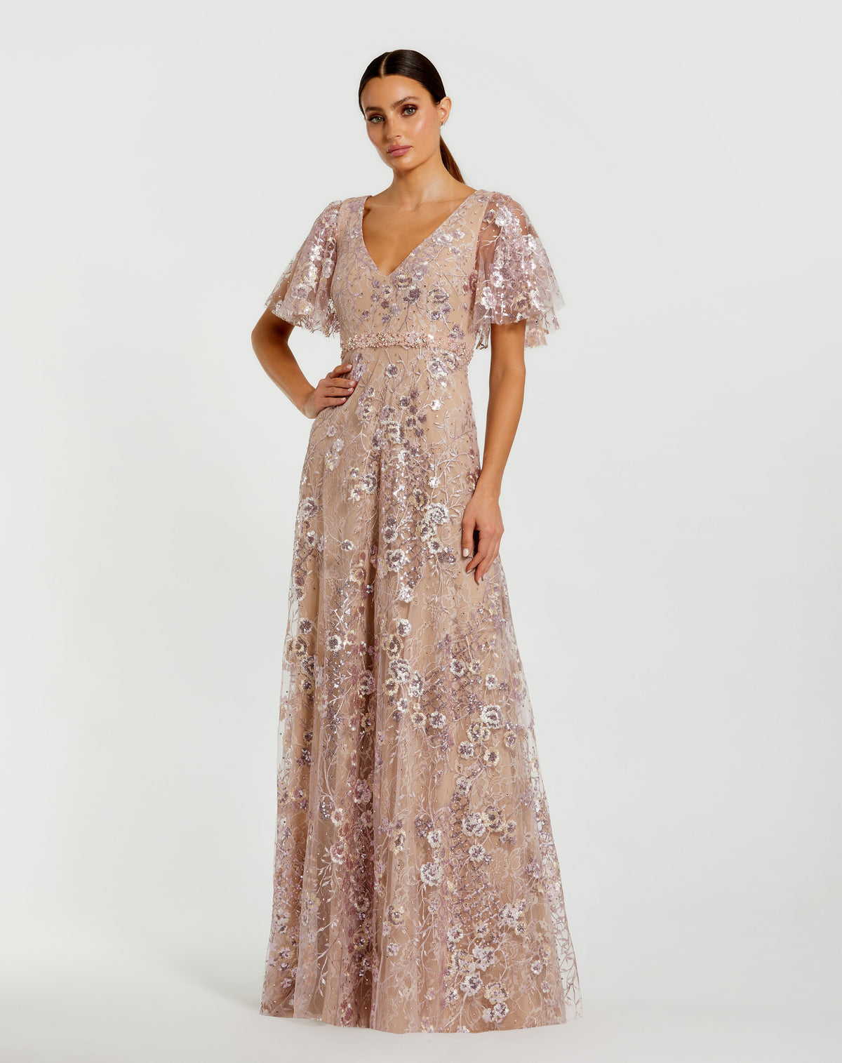 Mac Duggal 68922 - Rose Pink