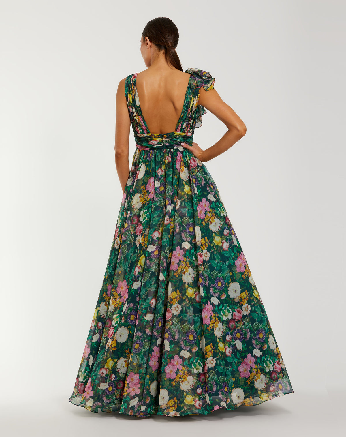 Mac Duggal 68947 - Deep Green Multi