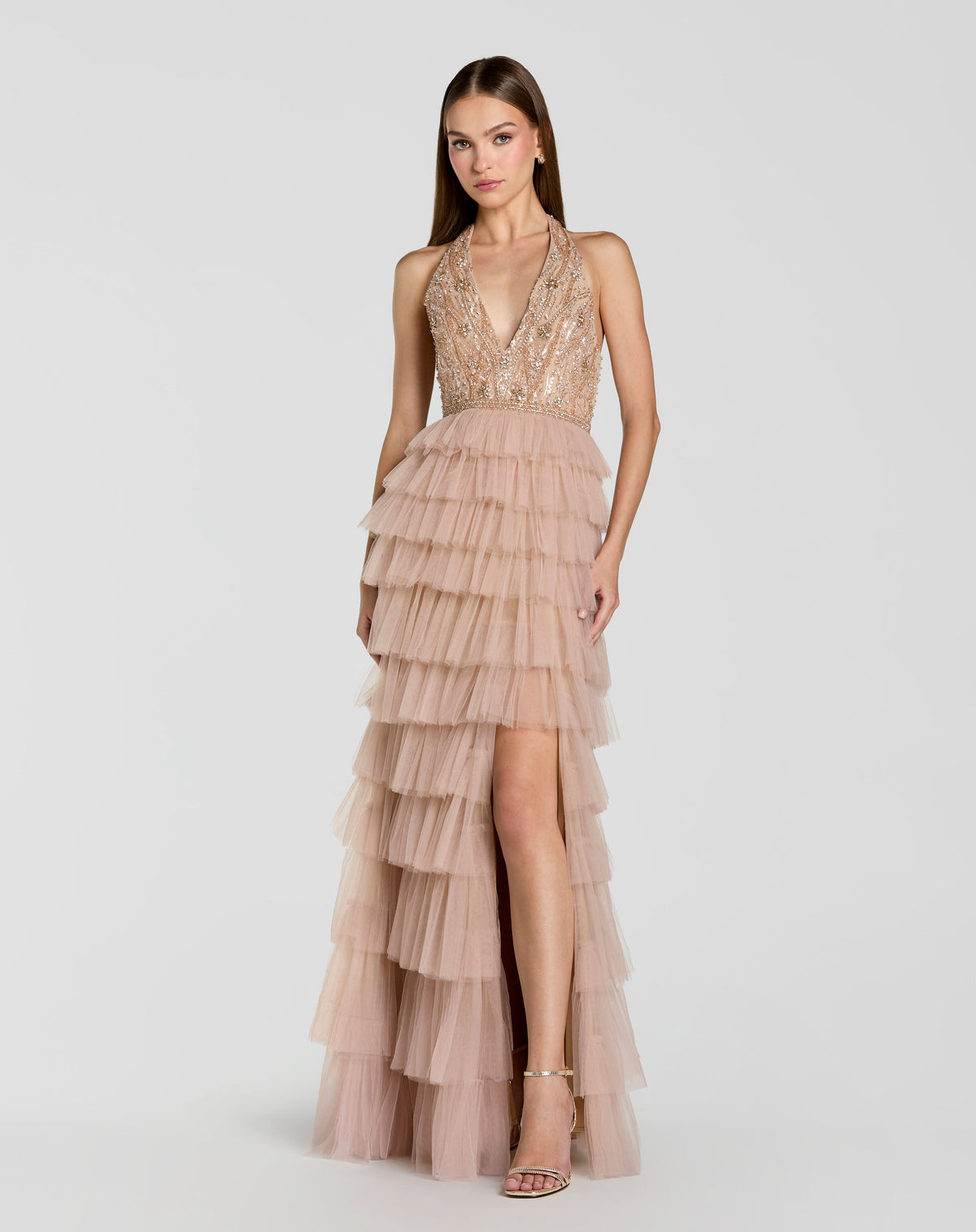 Mac Duggal 69062 - Nude