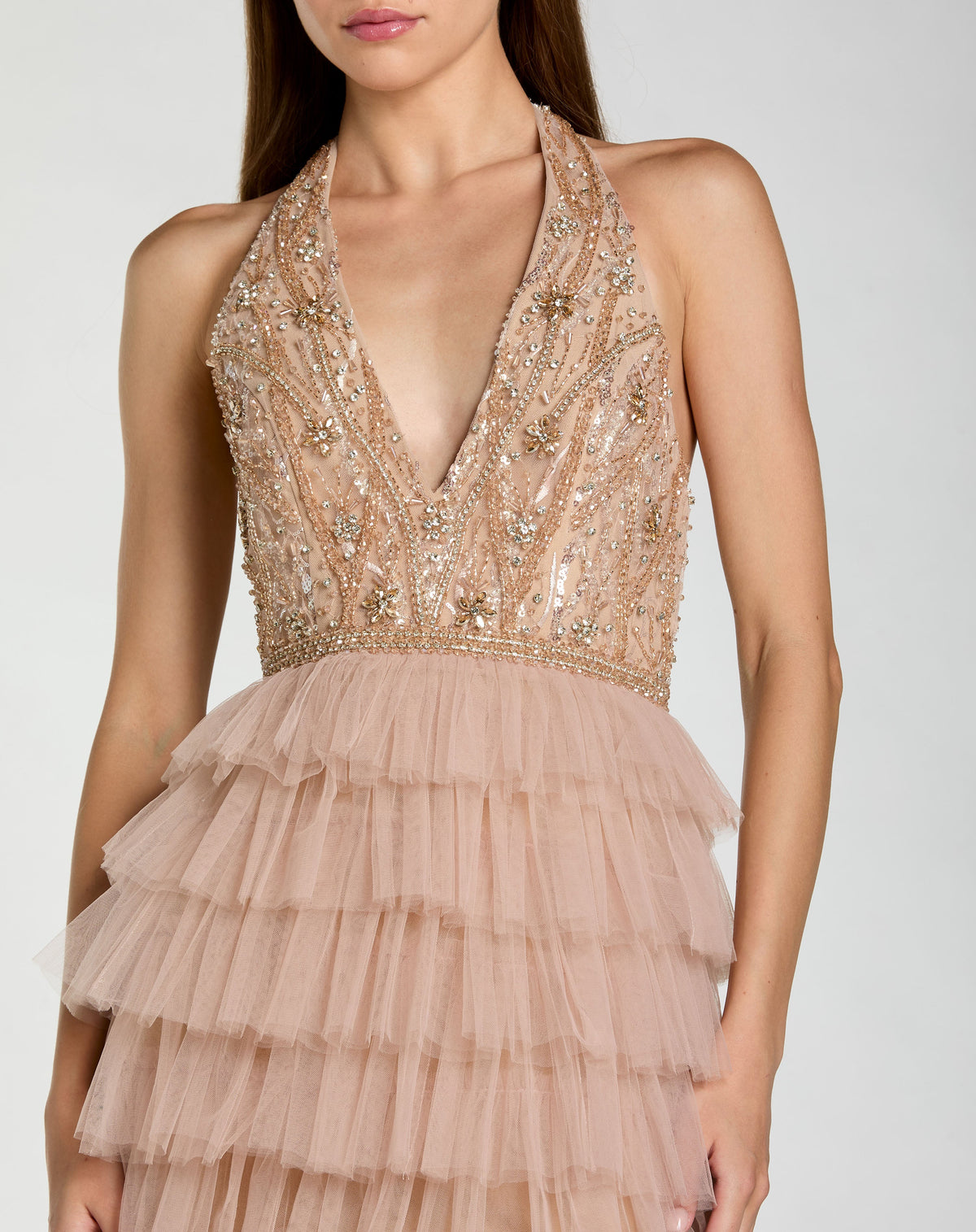 Mac Duggal 69062 - Nude