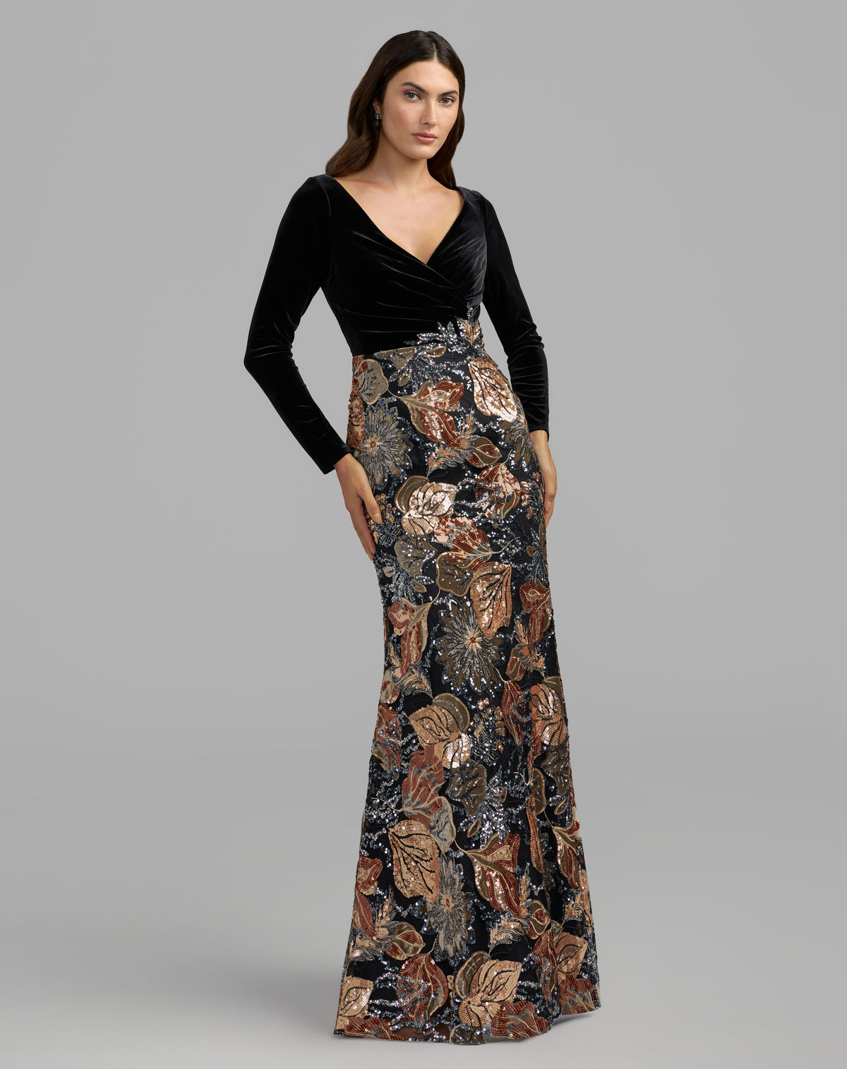 Mac Duggal 69223 - Black Multi