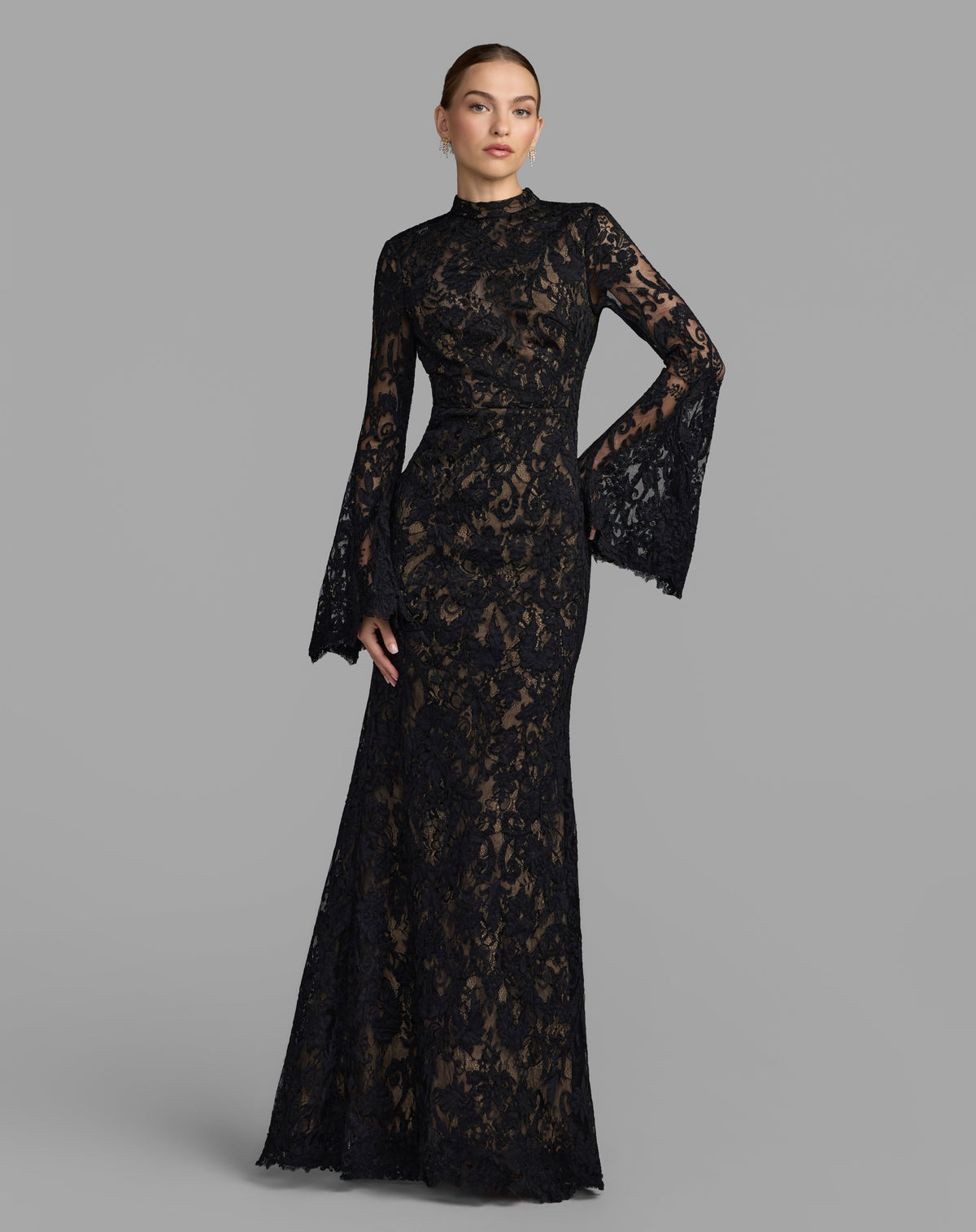 Mac Duggal 69425 - Black Nude