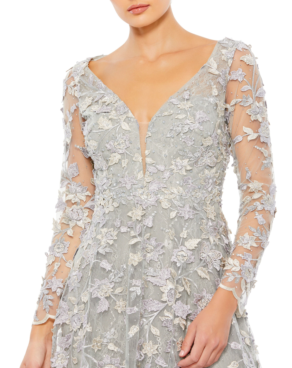 Mac Duggal 70224 - Platinum