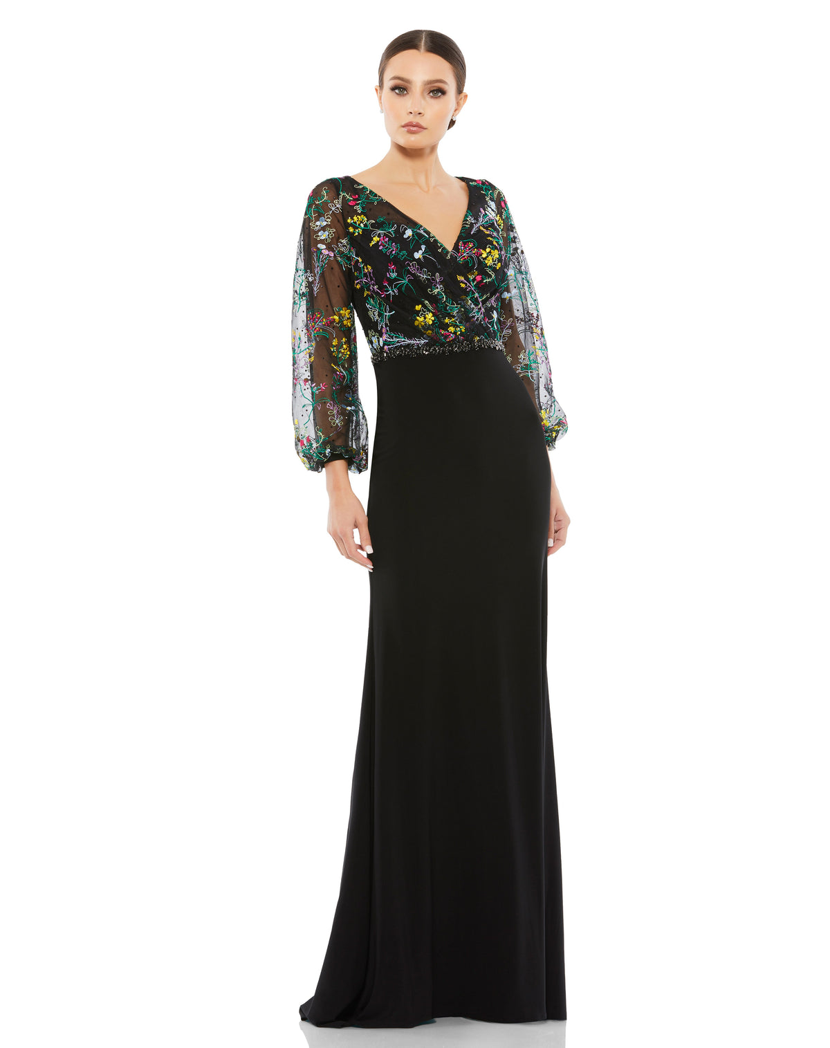 Mac Duggal 79379 - Black Multi