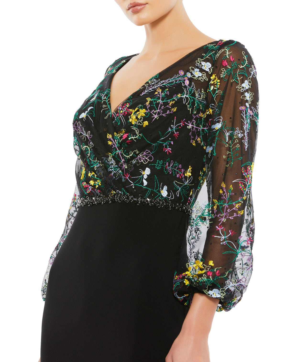 Mac Duggal 79379 - Black Multi