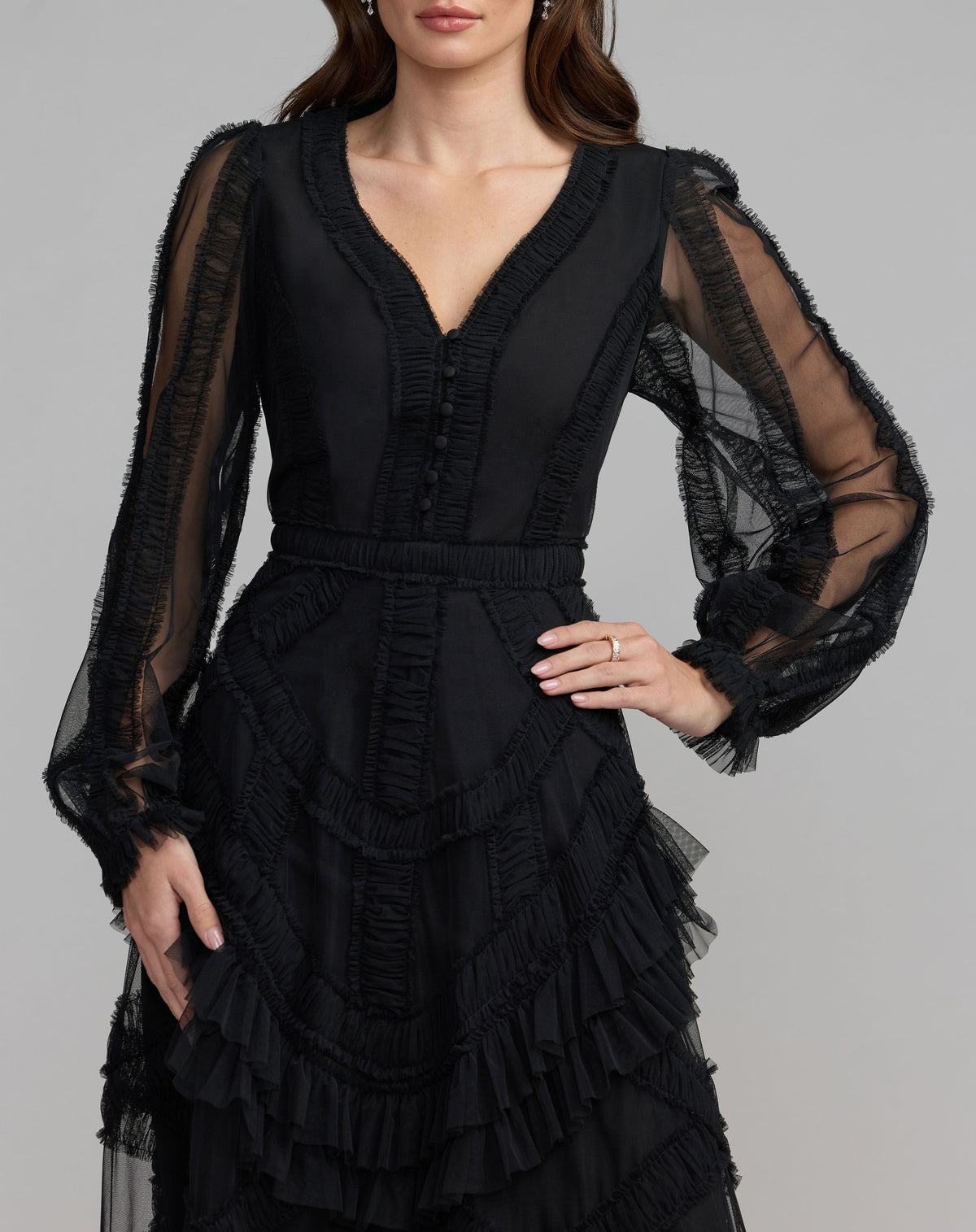 Mac Duggal 8247 - Black
