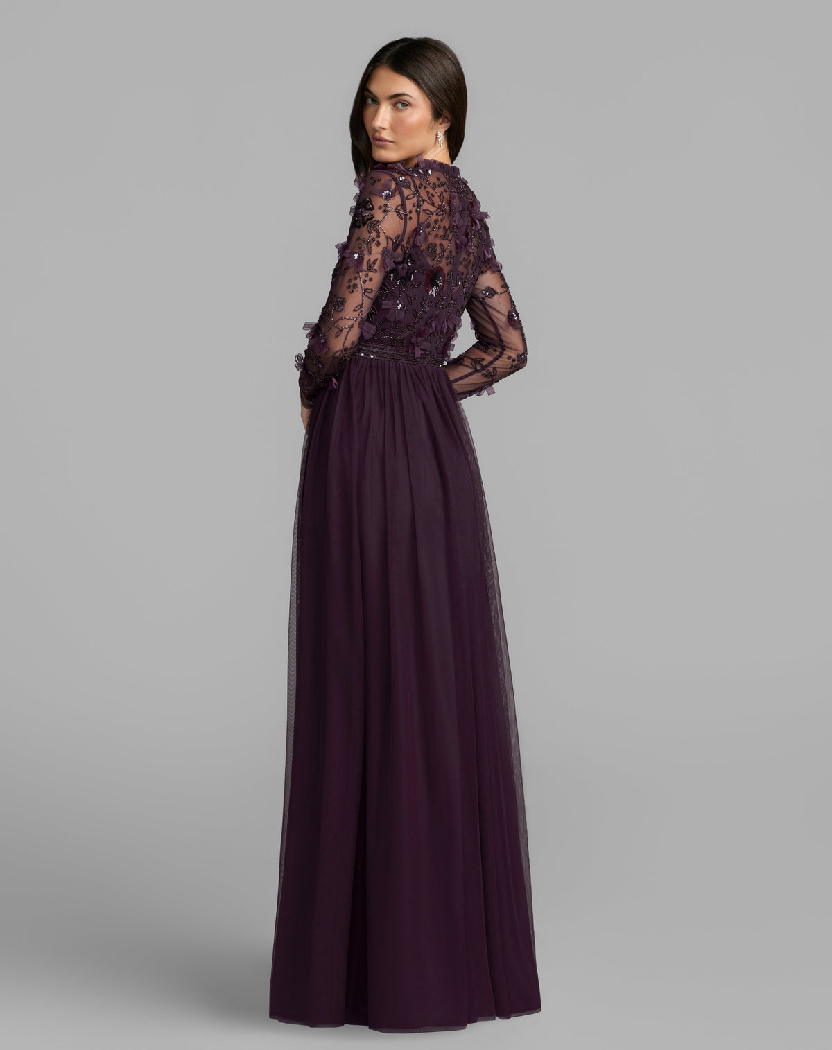 Mac Duggal 9132 - Plum