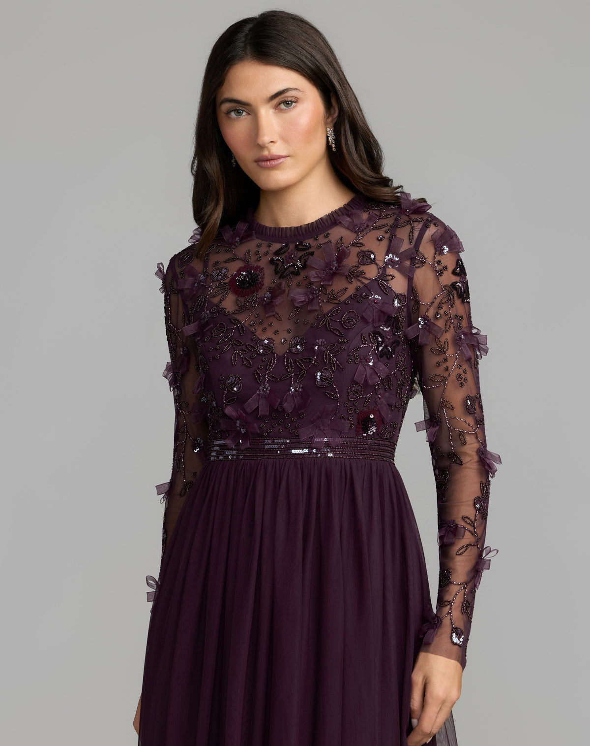 Mac Duggal 9132 - Plum