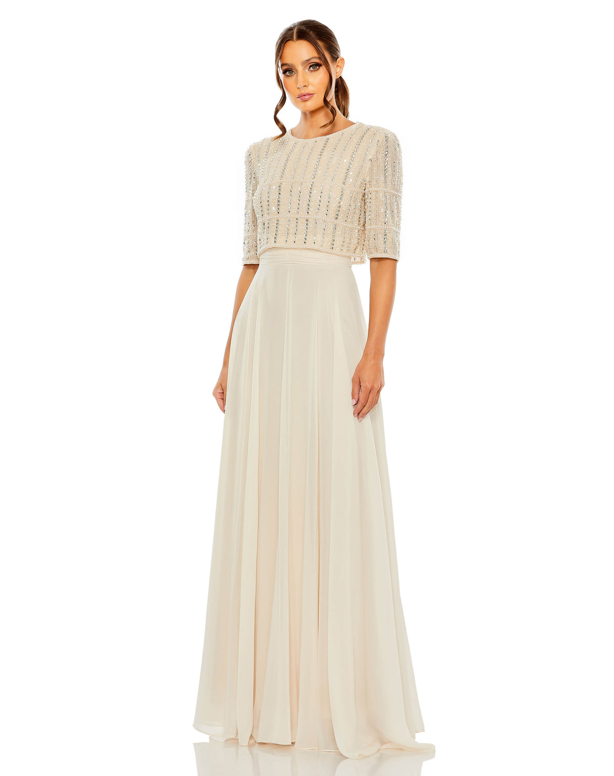 Mac Duggal 9180 - Nude