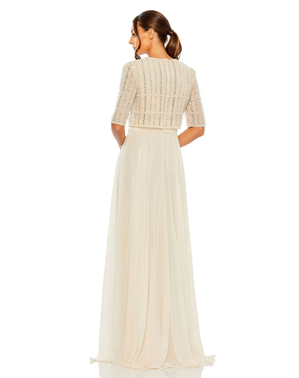 Mac Duggal 9180 - Nude