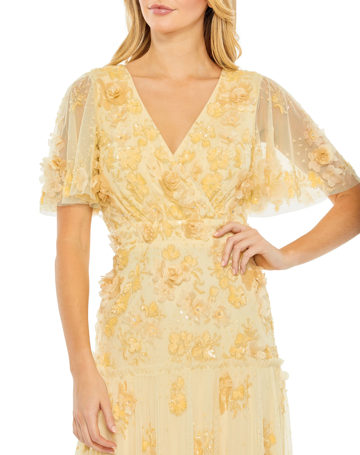 Mac Duggal 9207 - Butter