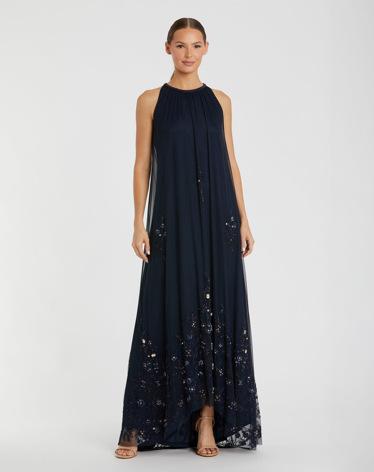 Mac Duggal 9232 - Midnight Gold