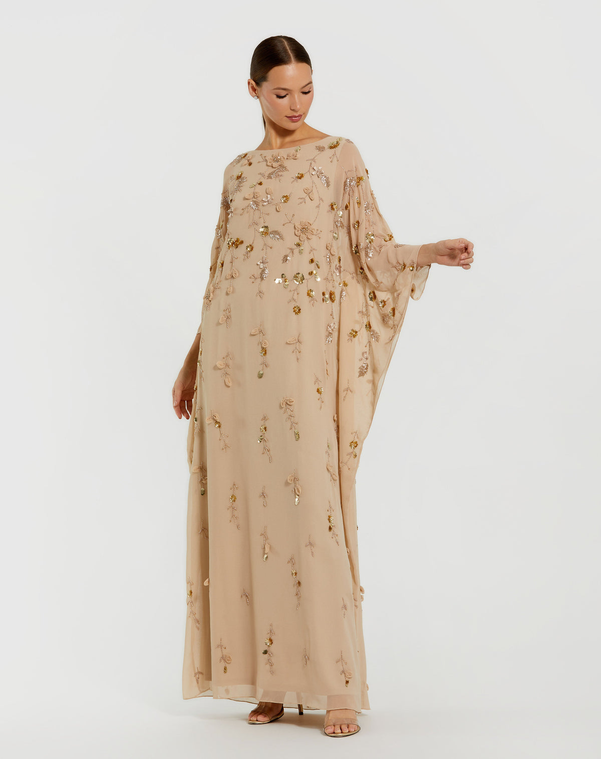 Mac Duggal 9242 - Nude Gold