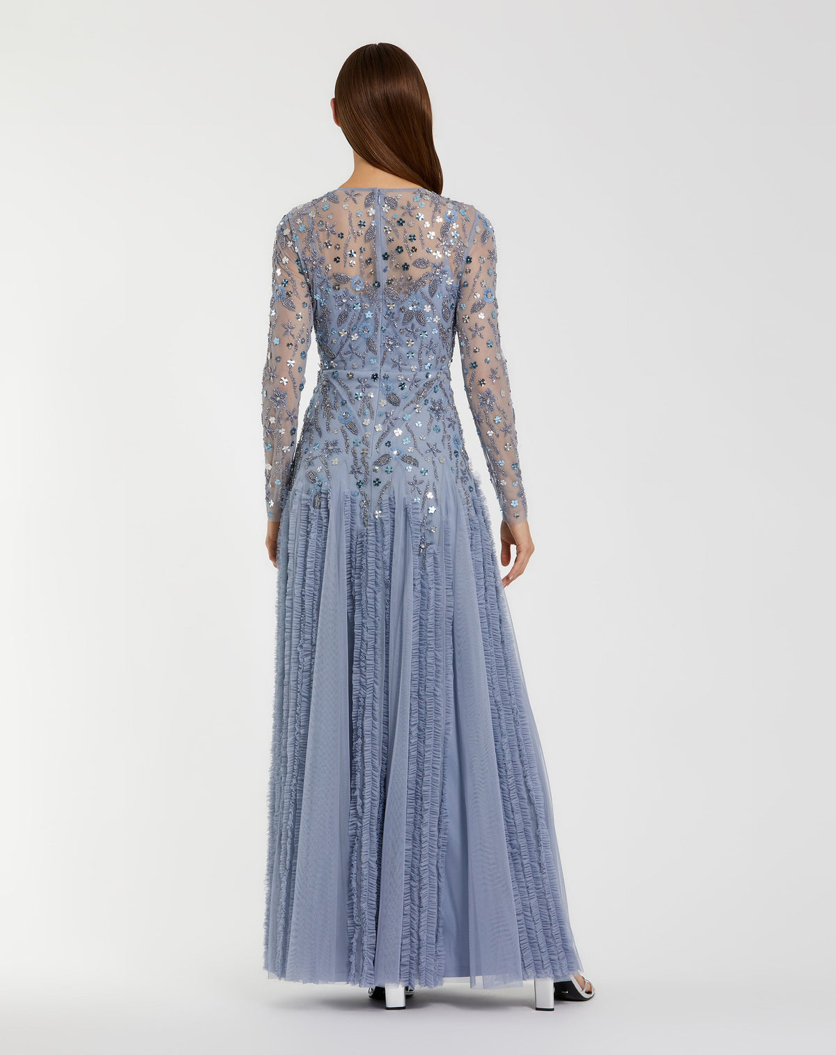 Mac Duggal 9357 - Slate Blue
