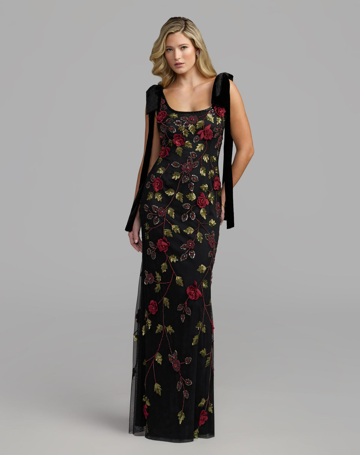 Mac Duggal 9411 - Black Red