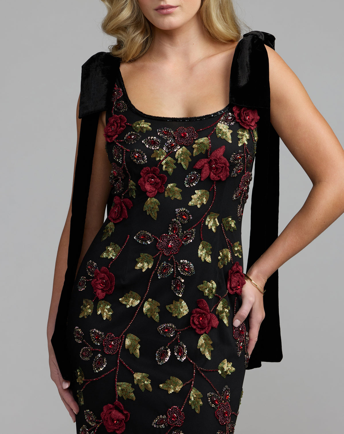 Mac Duggal 9411 - Black Red