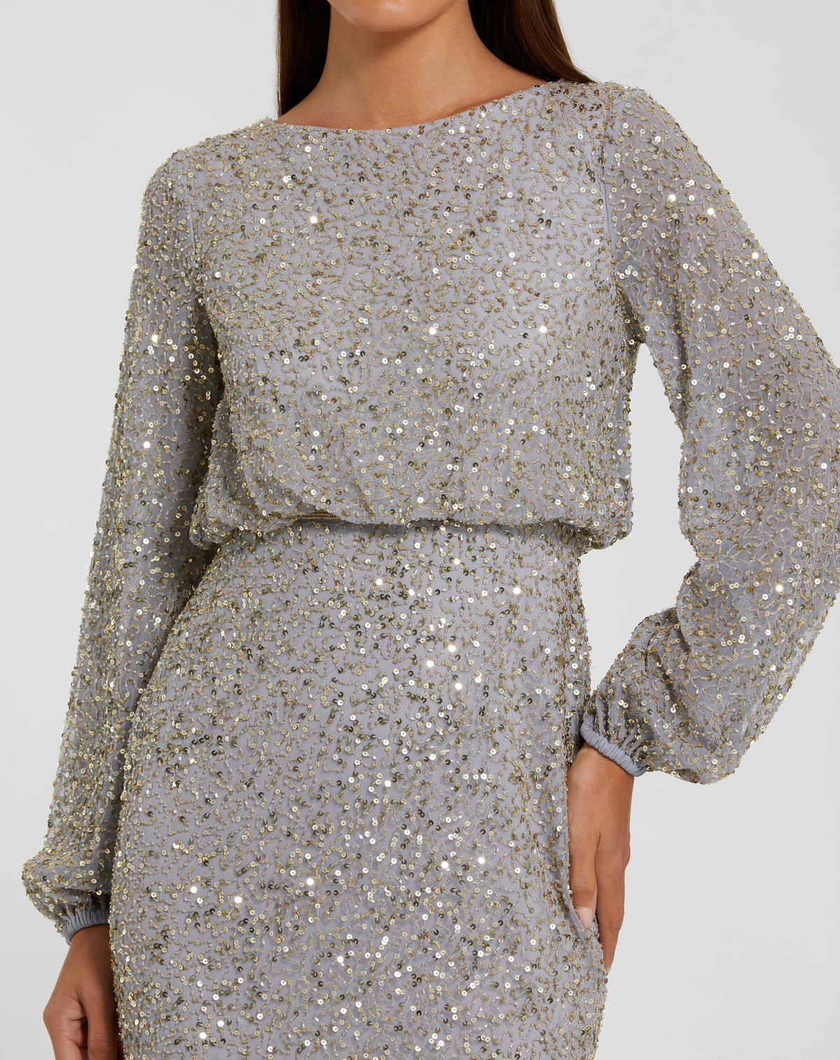 Mac Duggal 94203 - Platinum Gold