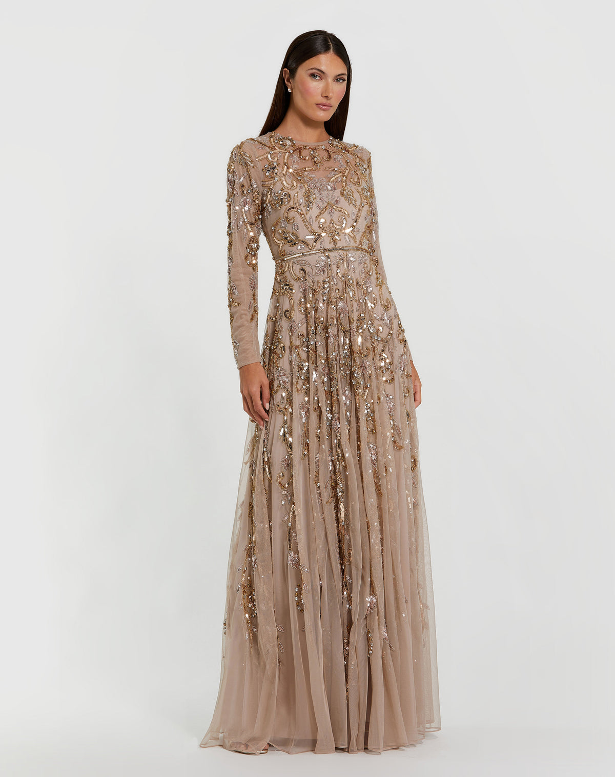 Mac Duggal 94213 - Mocha Gold