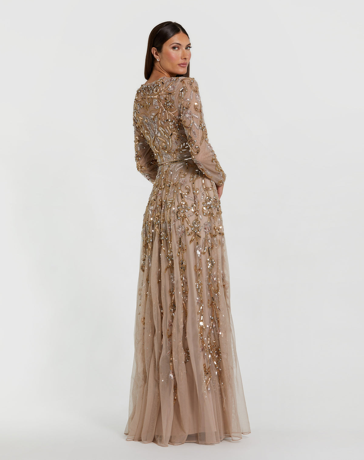 Mac Duggal 94213 - Mocha Gold