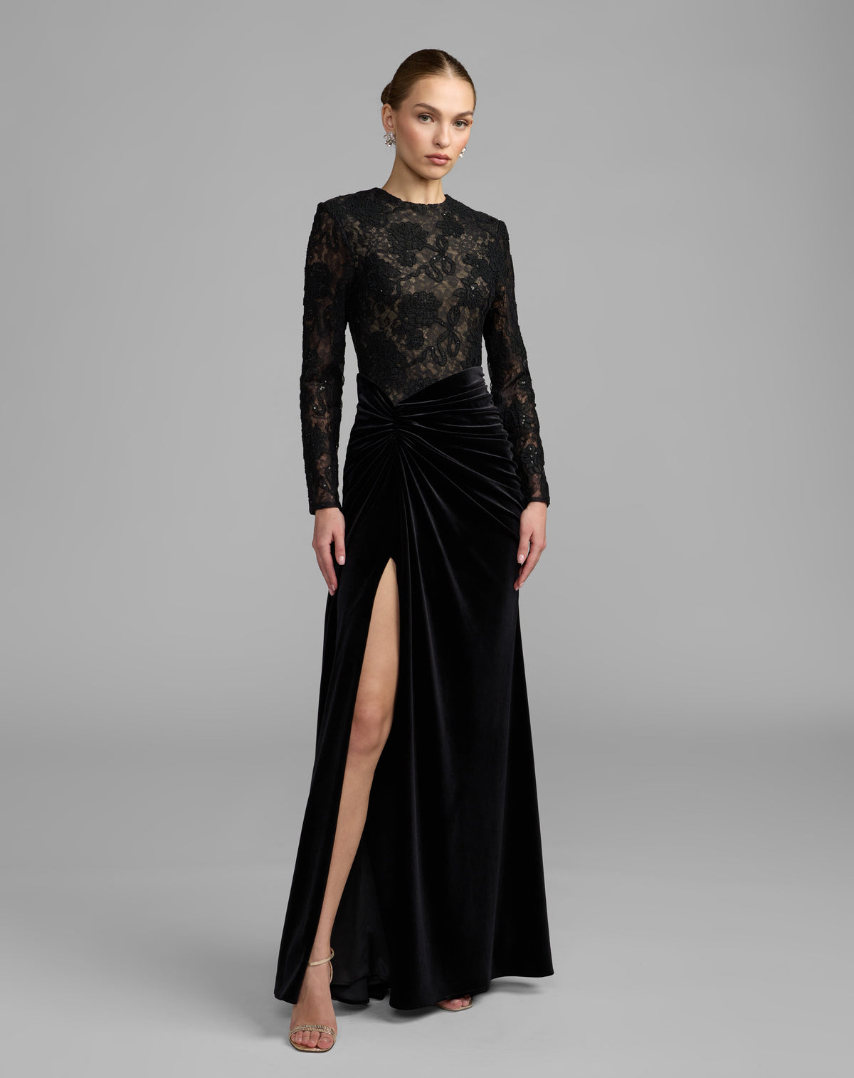 Mac Duggal 9927875P - Black Nude