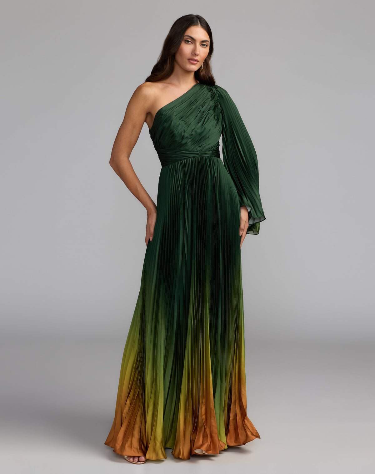 Mac Duggal 9949903P - Green Ombre