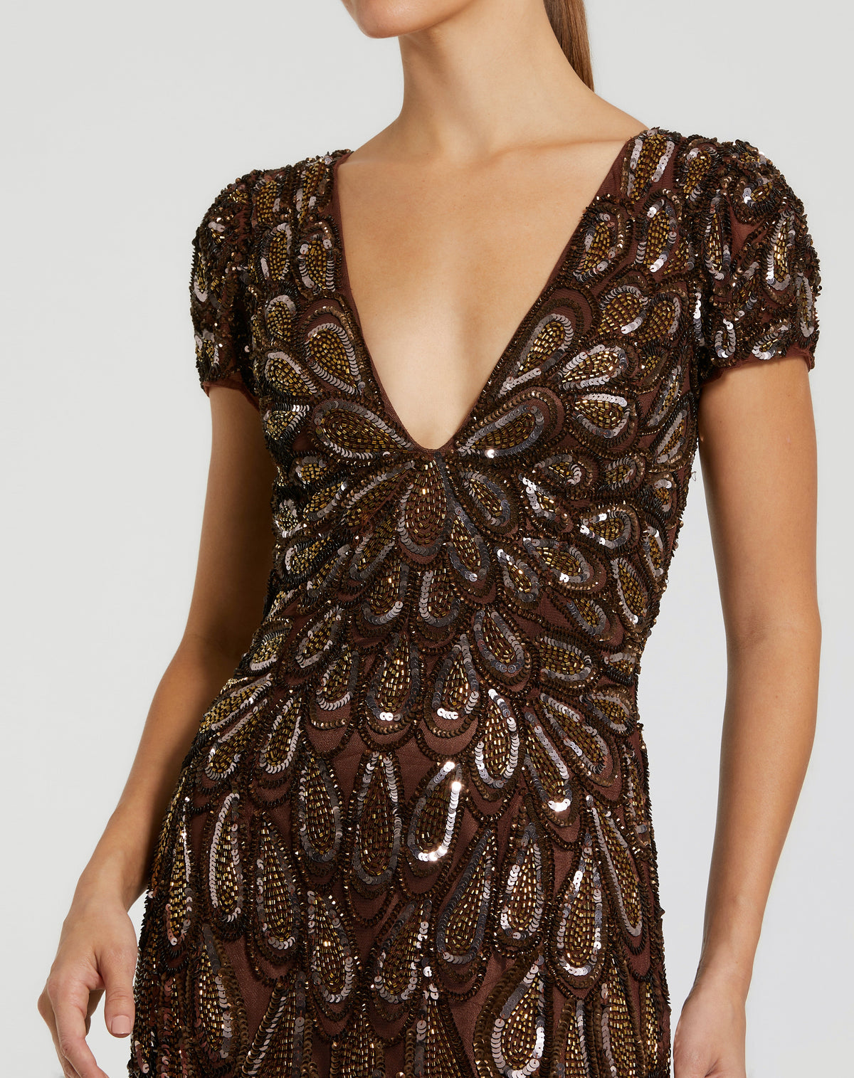 Mac Duggal 995243P - Chocolate