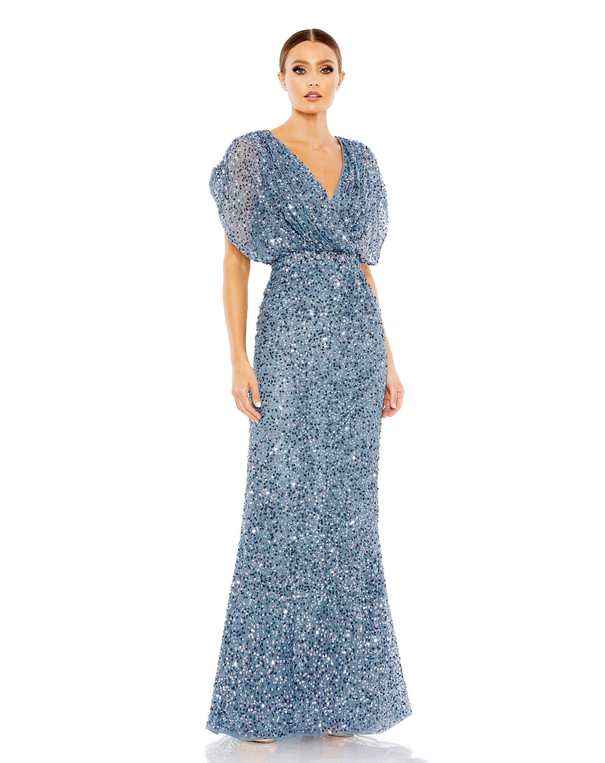 Mac Duggal 995640P - Slate Blue