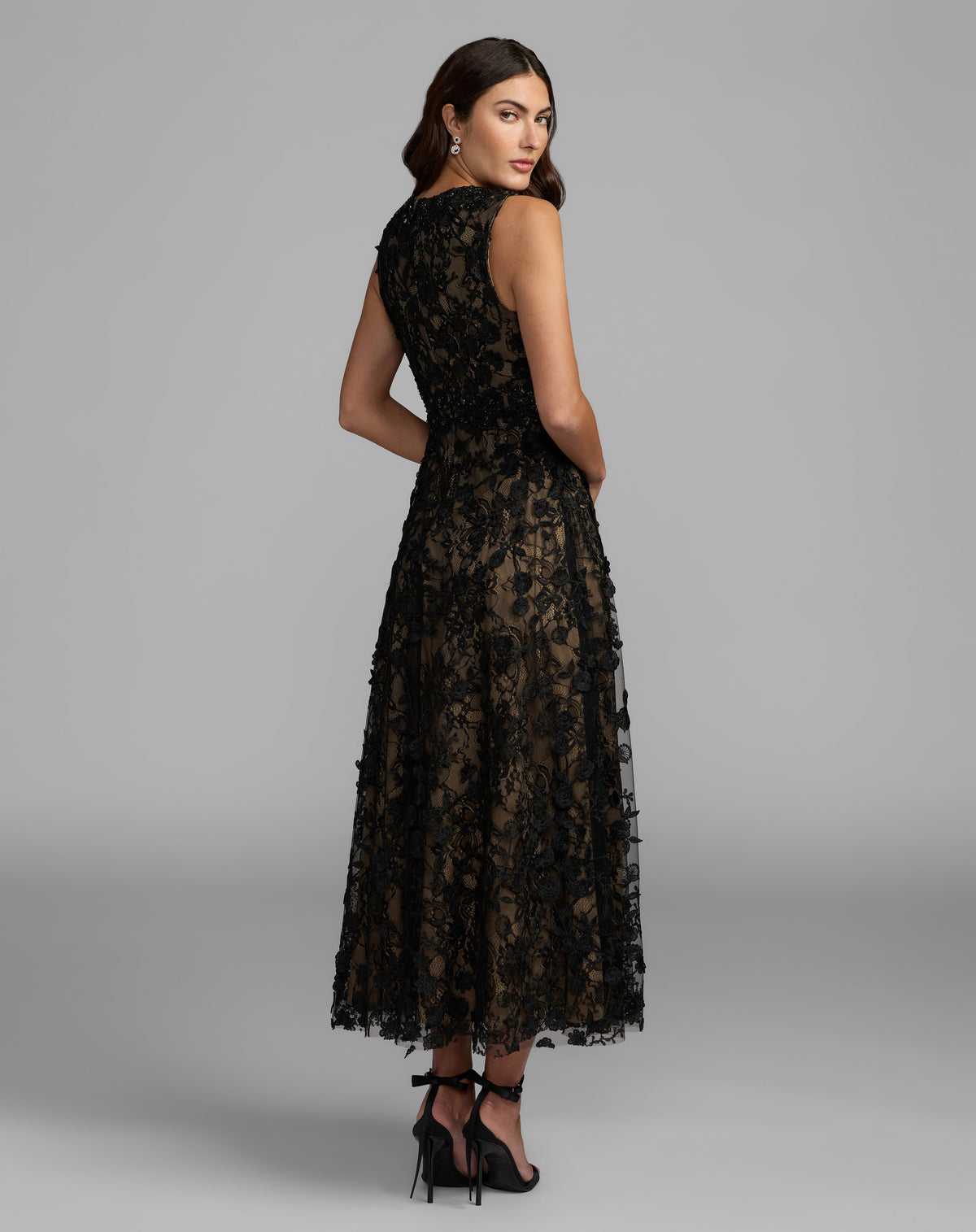 Mac Duggal 9969192P - Black Nude