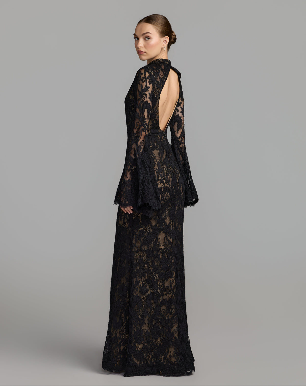 Mac Duggal 9969425P - Black Nude