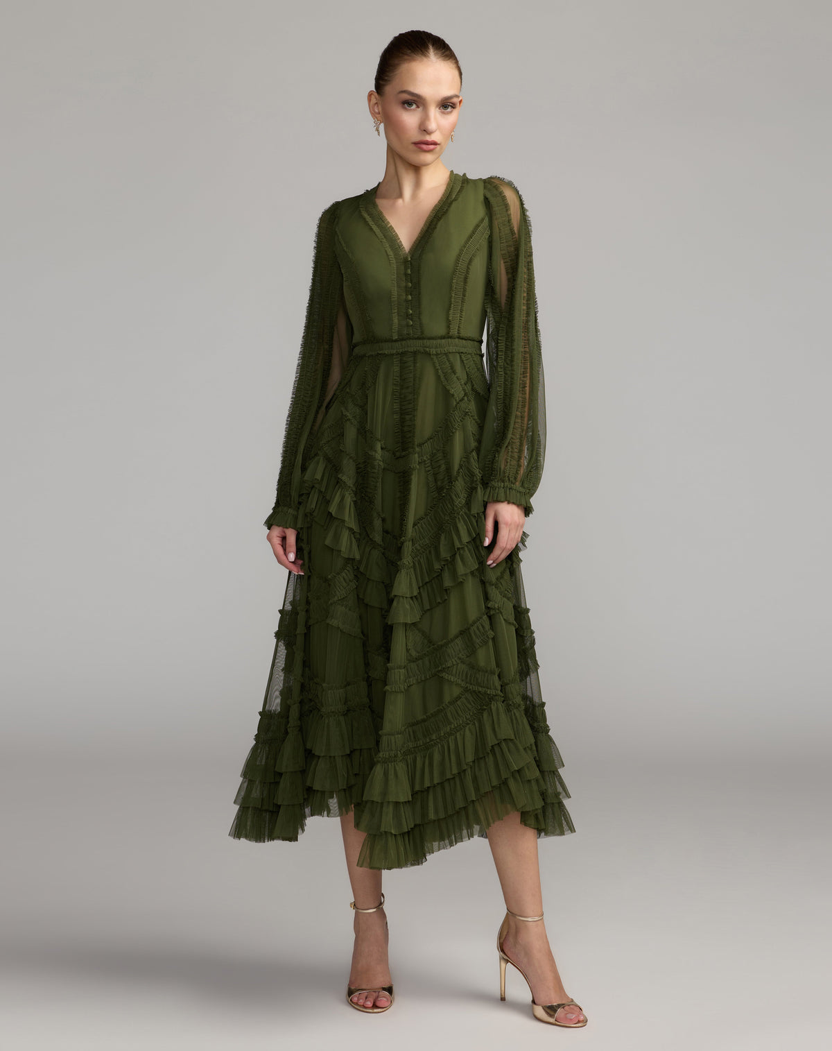 Mac Duggal 998247P - Olive