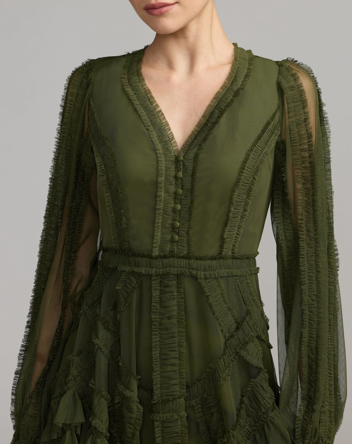 Mac Duggal 998247P - Olive