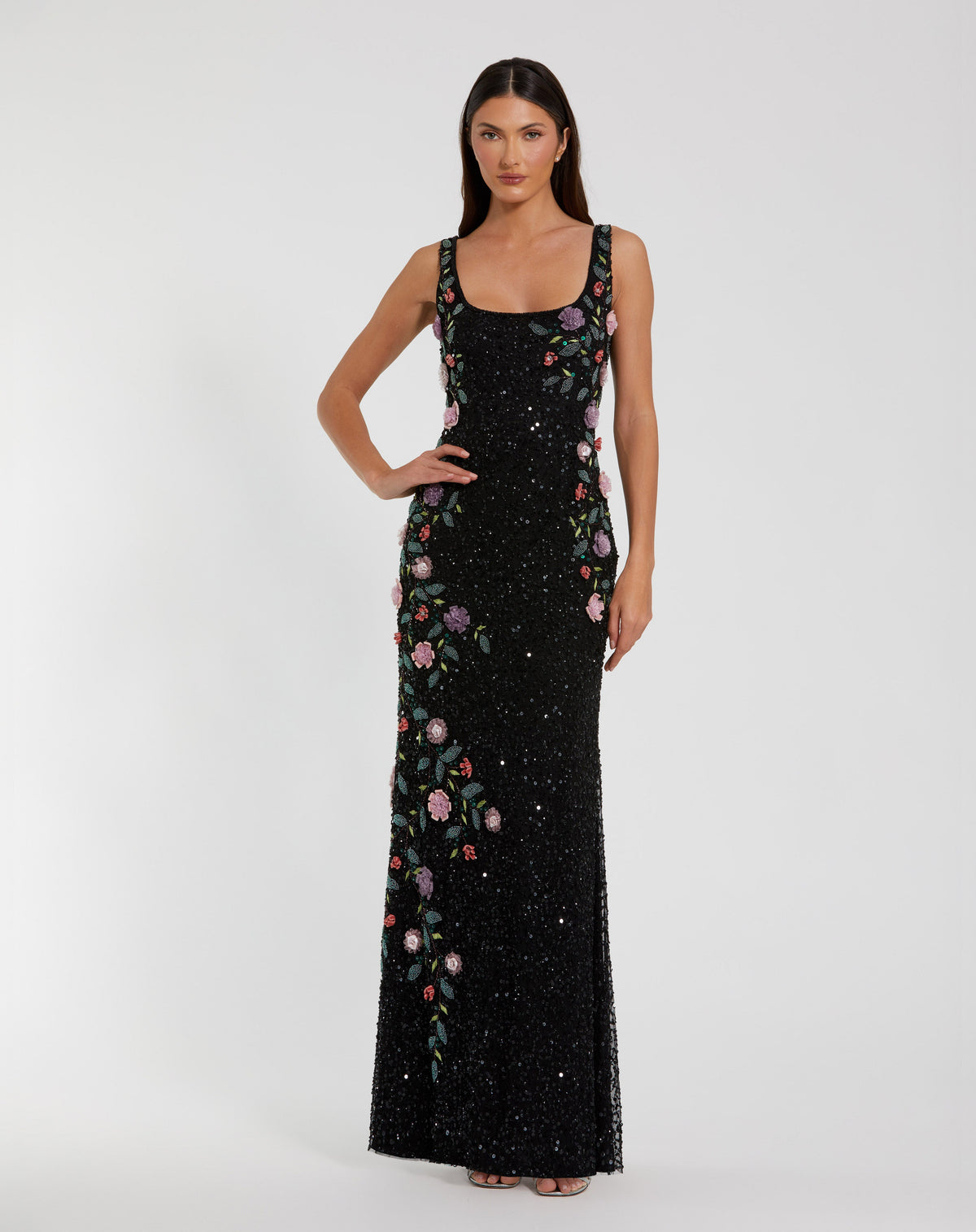 Mac Duggal 999340P - Black Multi