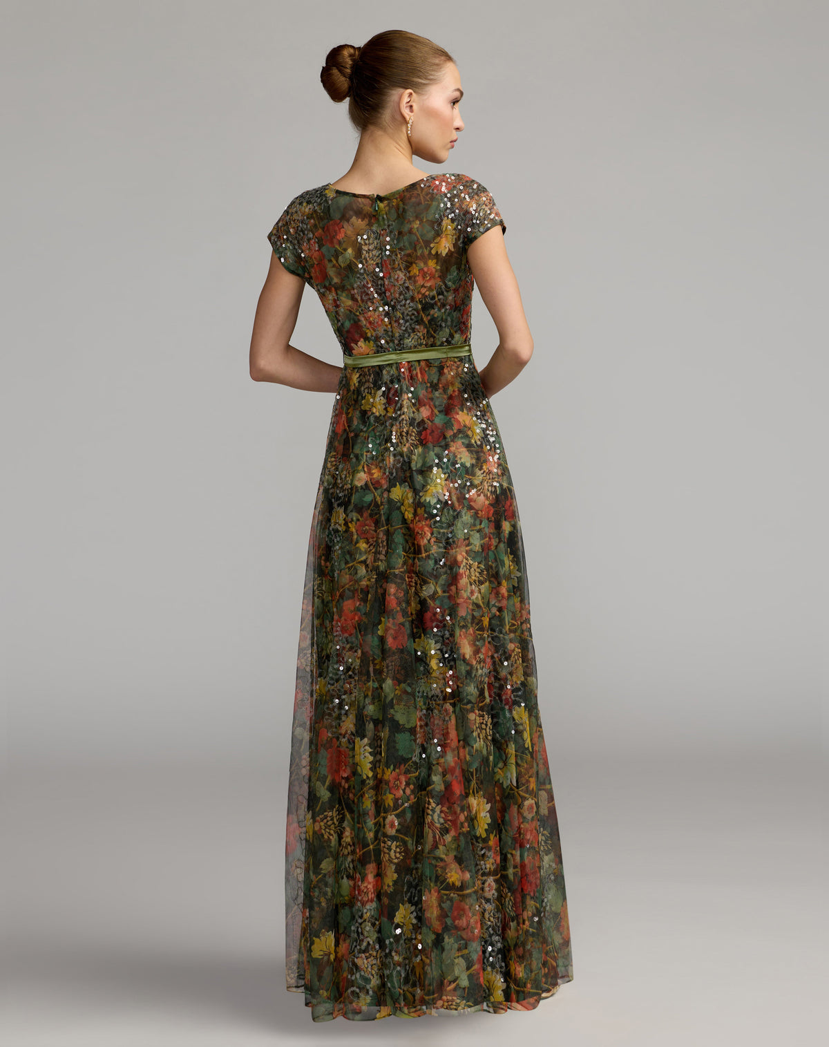 Mac Duggal 9994444P - Charcoal Multi