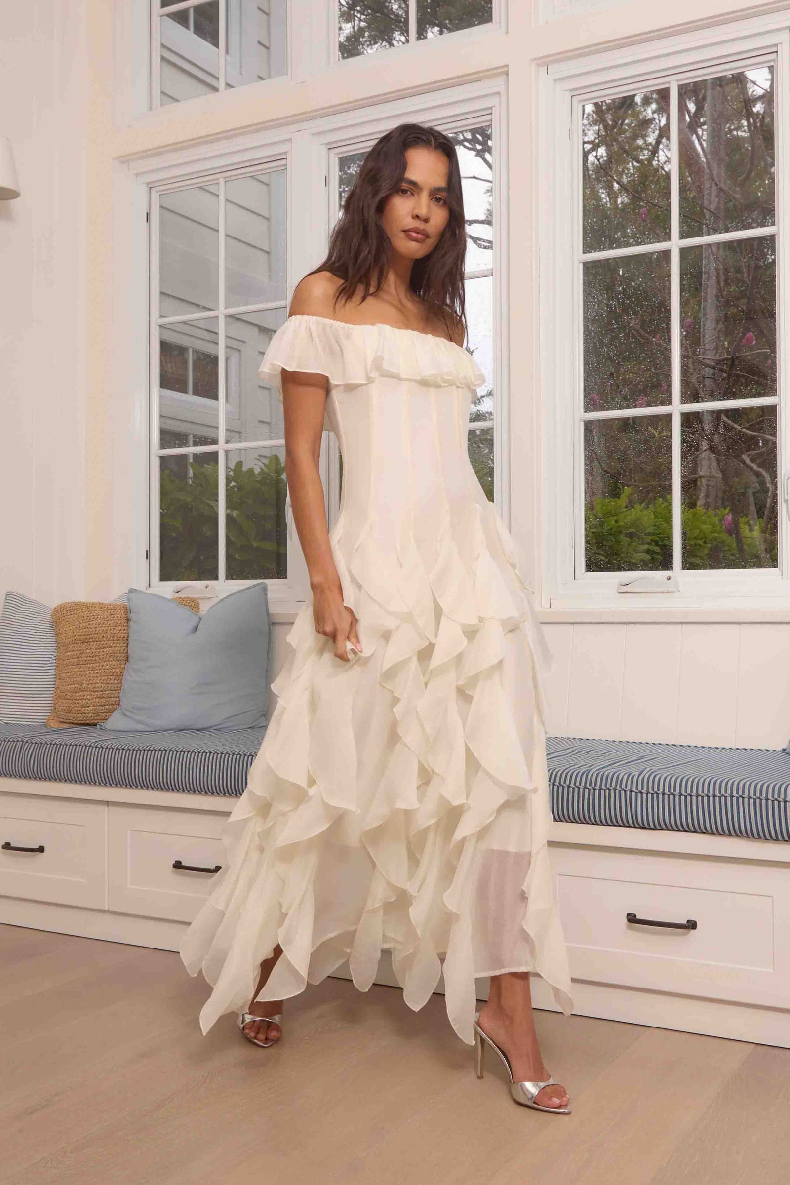 Elliatt Yvette Off Shoulder Gown