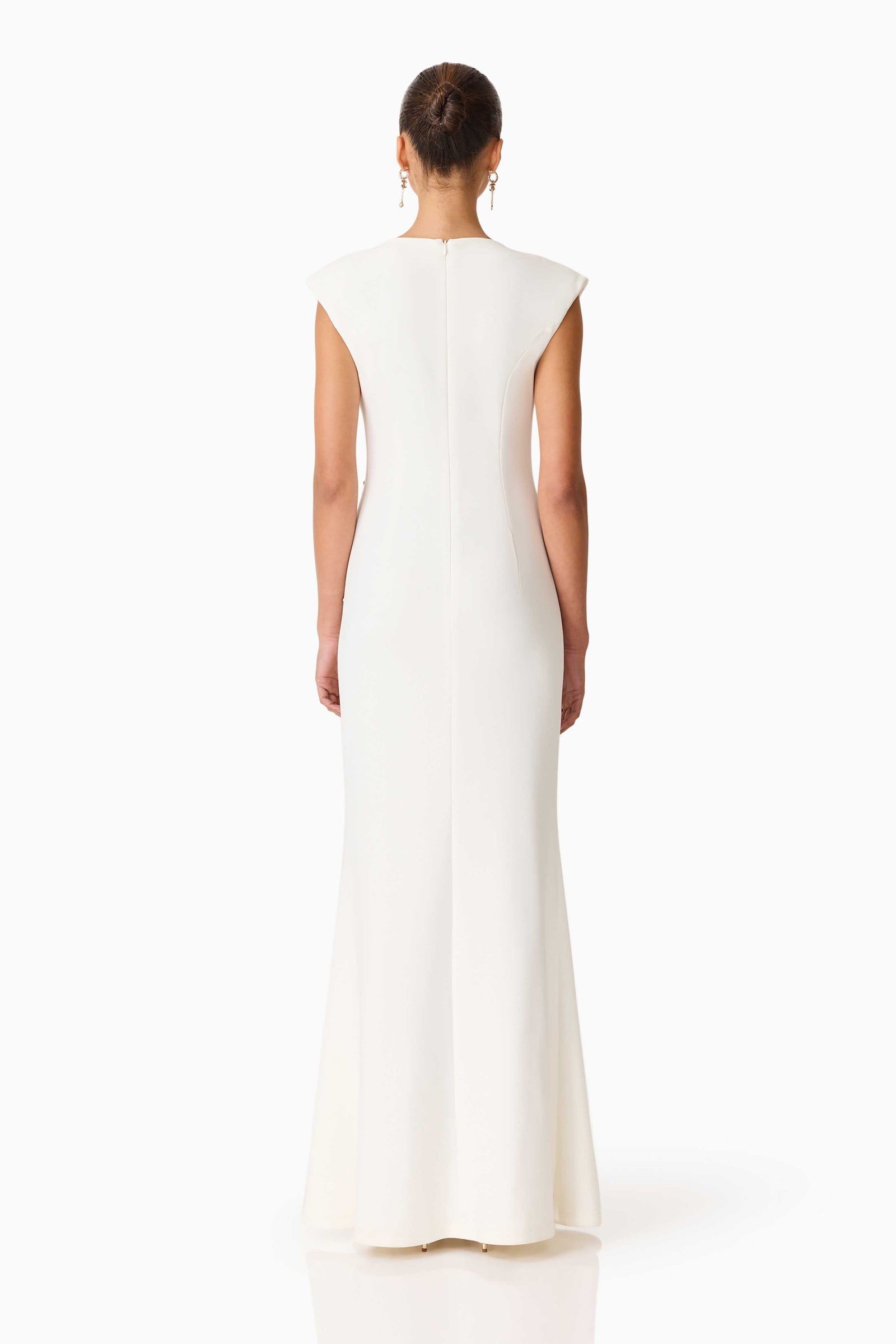 Elliatt Veda Boatneck Sequin Gown