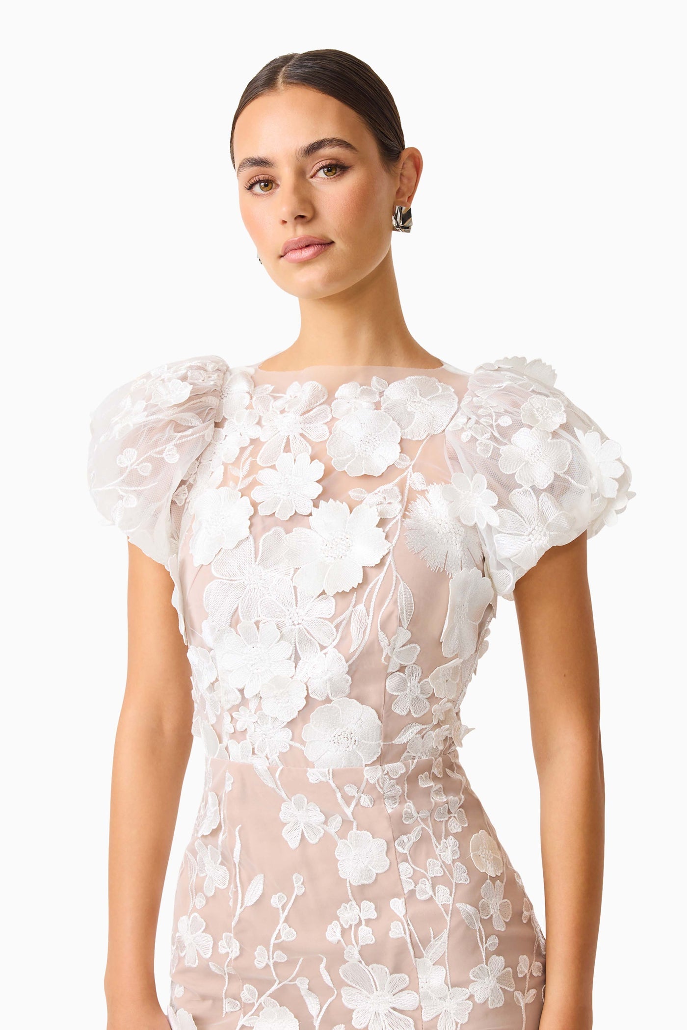 Elliatt Astraea 3D Lace Maxi Dress