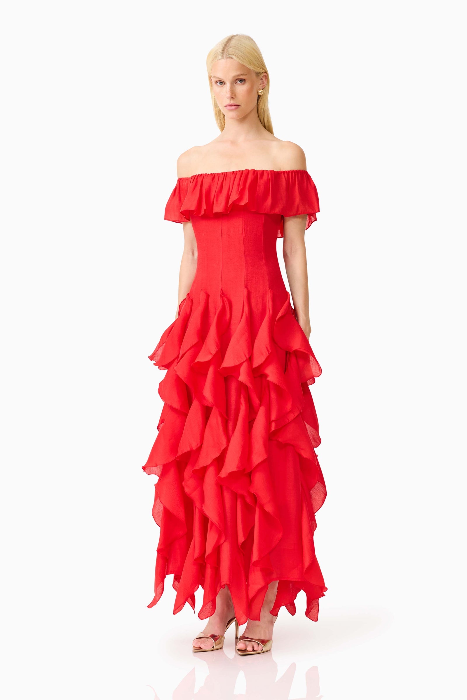 Elliatt Yvette Off Shoulder Gown