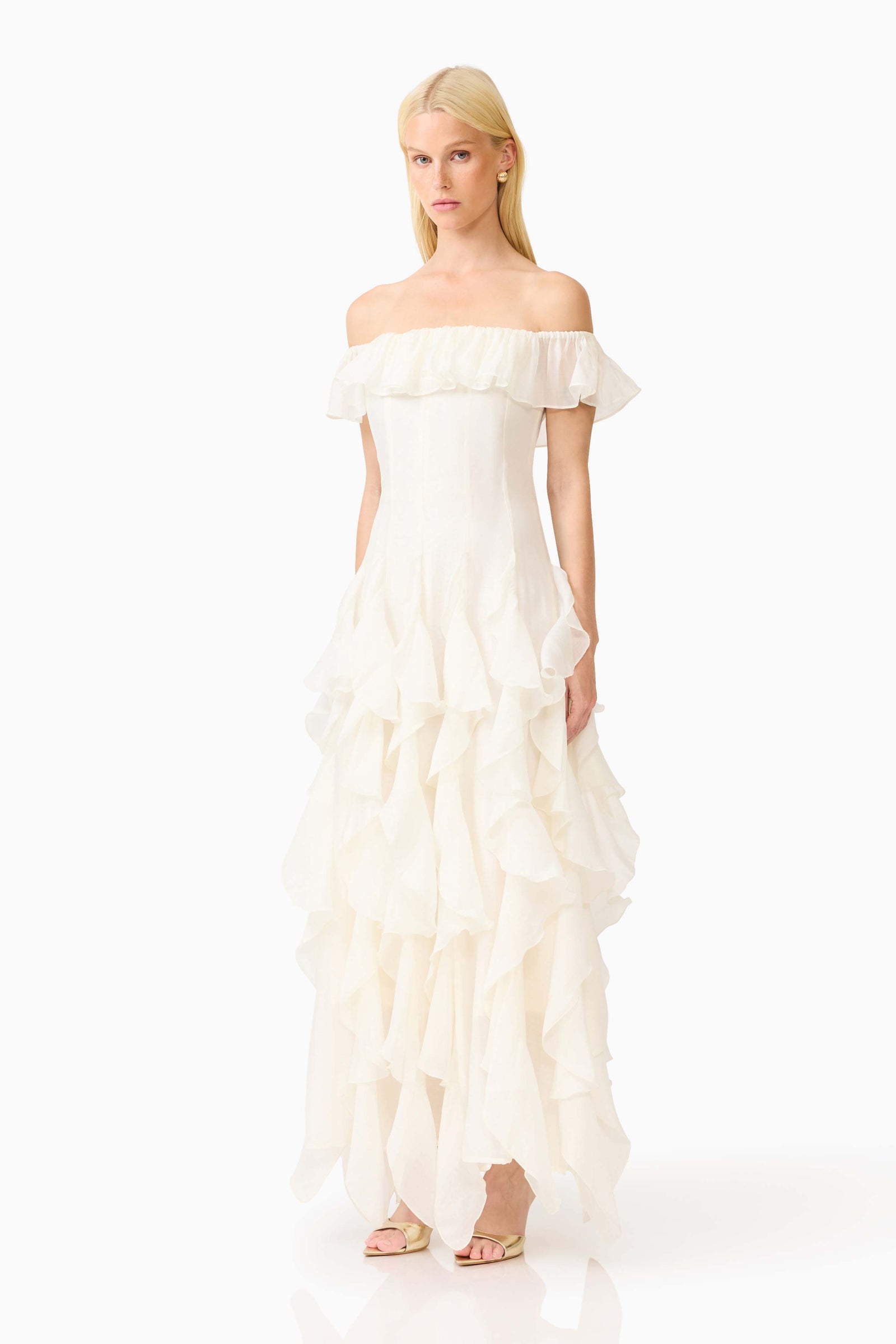 Elliatt Yvette Off Shoulder Gown