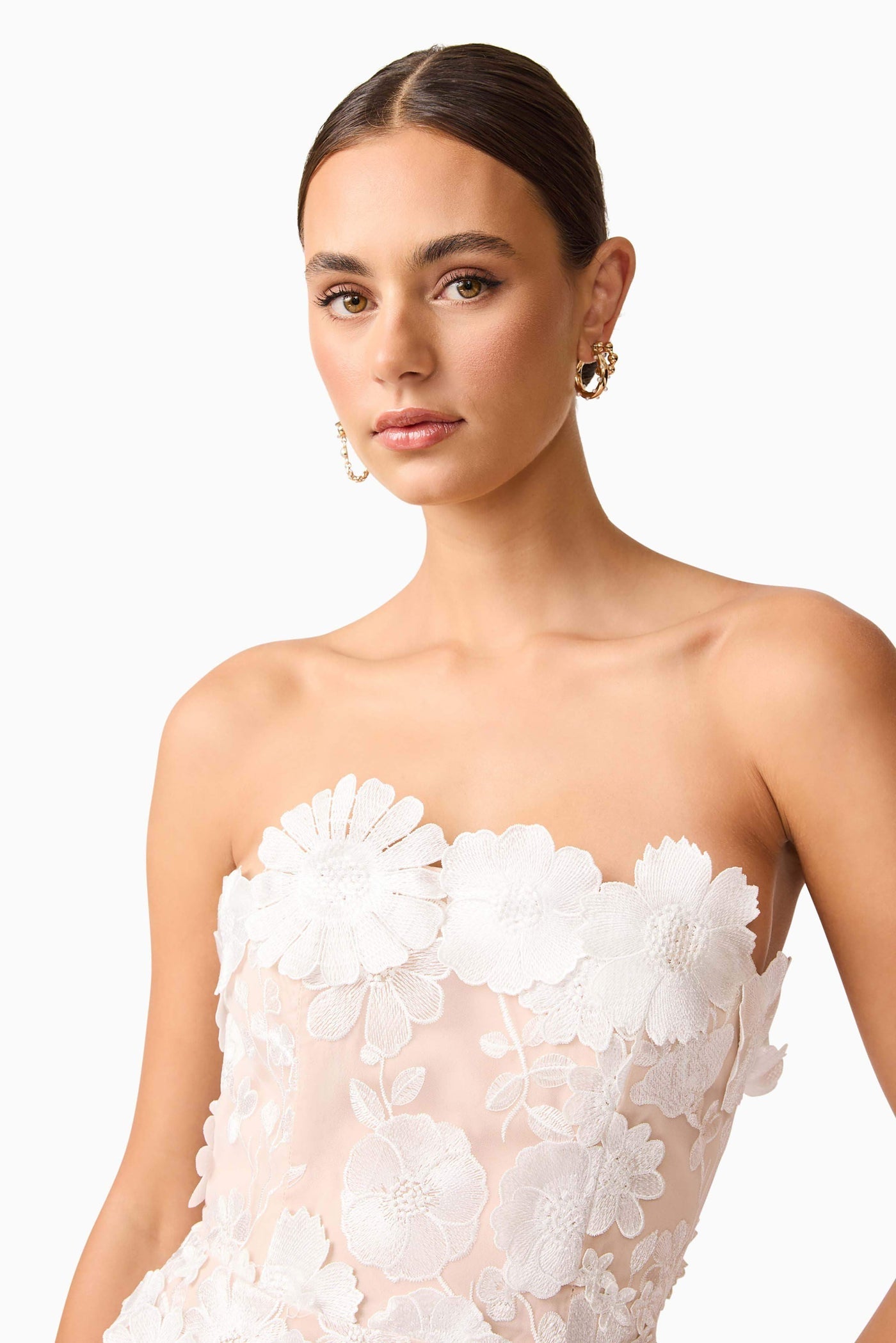 Elliatt Selene Maxi Tiered 3D Dress