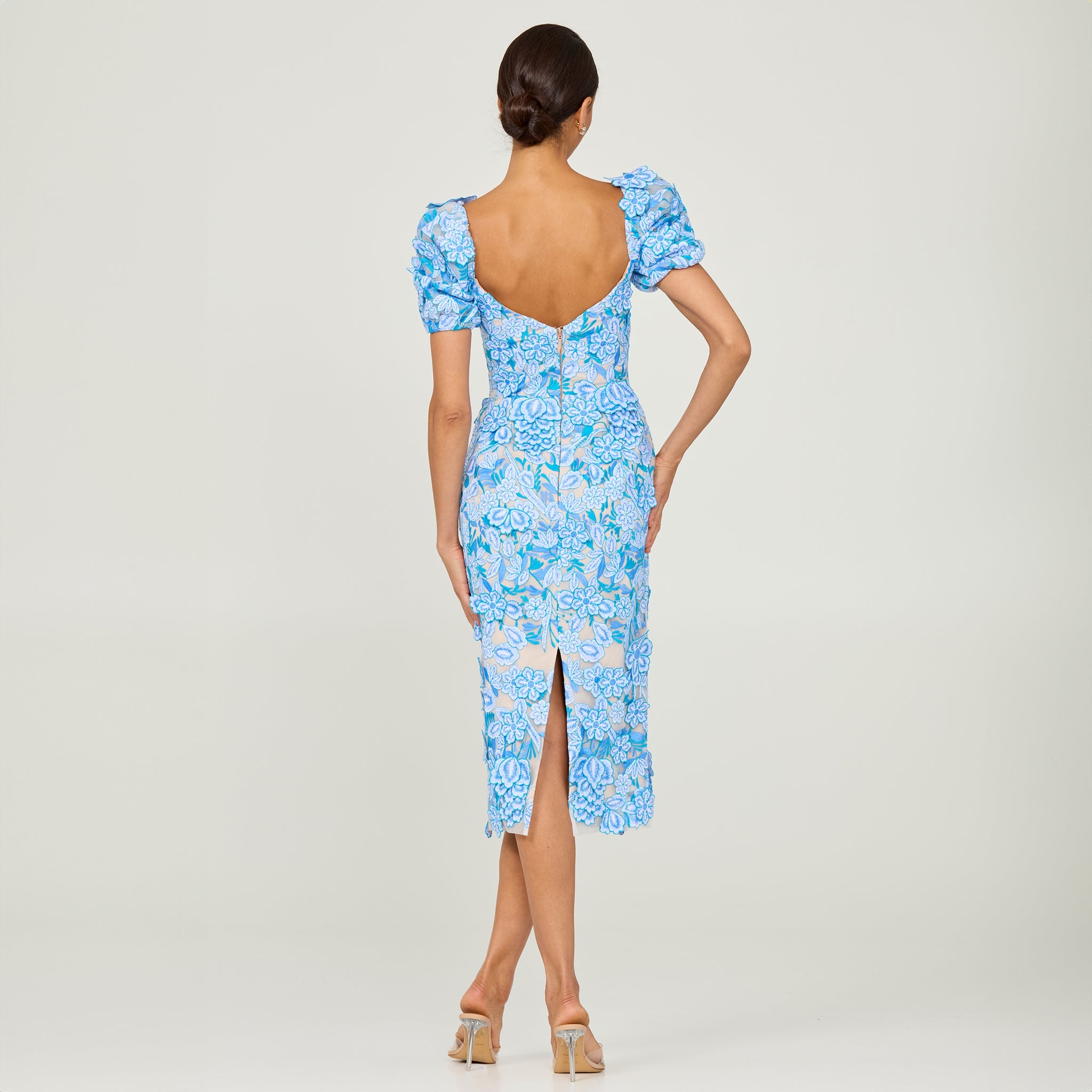helsi blue dress LESLIE