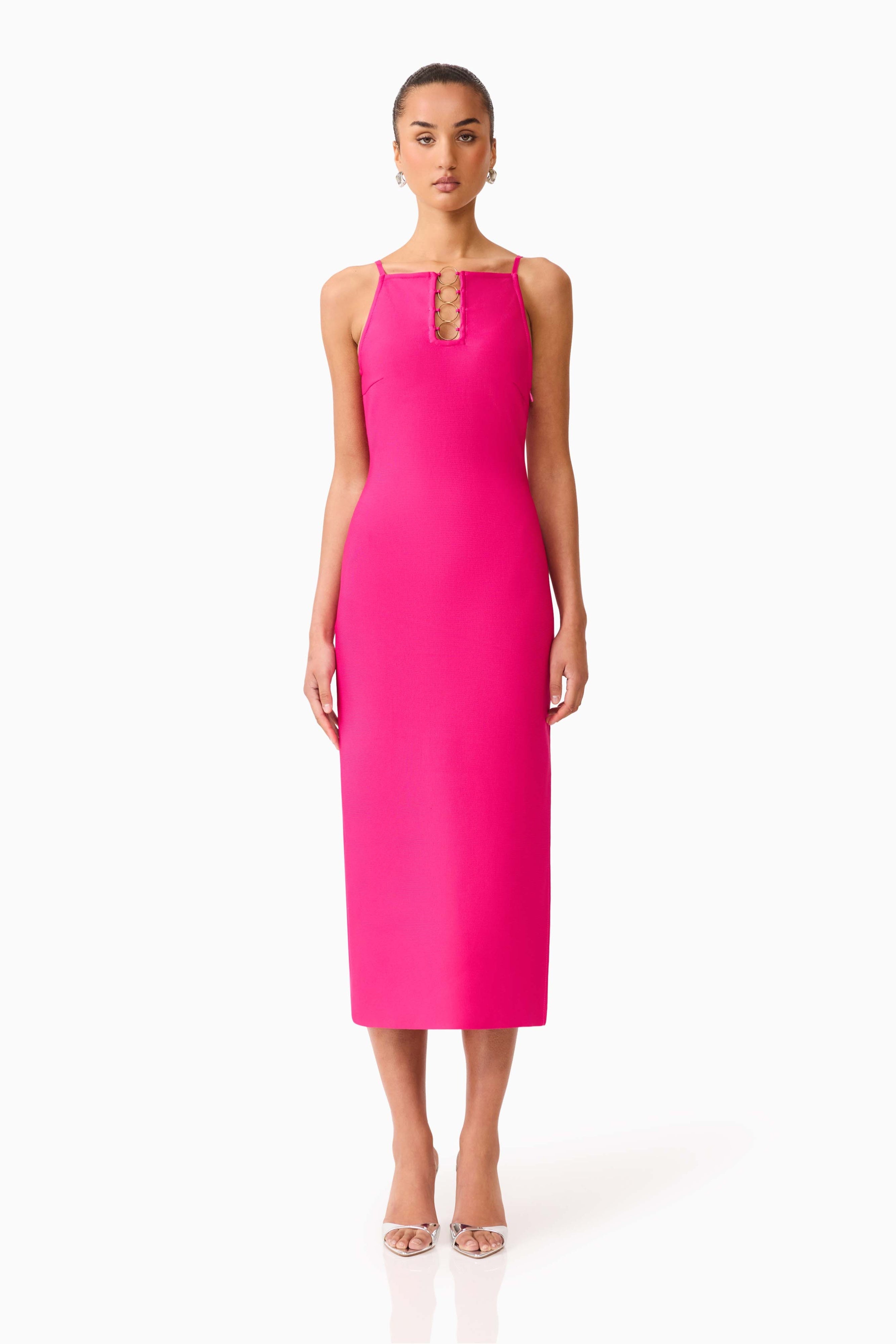 Elliatt Naomi High Neck Midi Dress