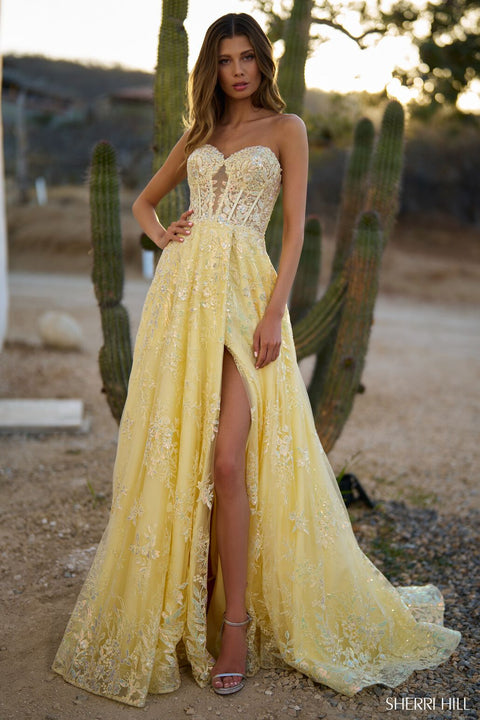 Sherri Hill 56577 2 / navy